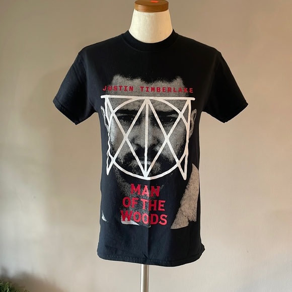 JUSTIN TIMBERLAKE ‘MEN OF THE WOODS’ concert tour T shirt  size Small - Picture 4 of 9